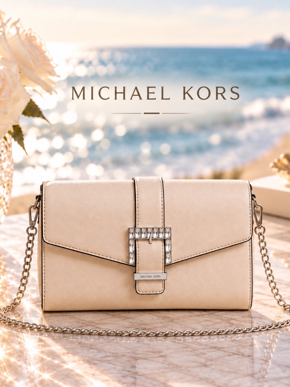 Michael Kors Penelope Clutch/Crossbody NWT